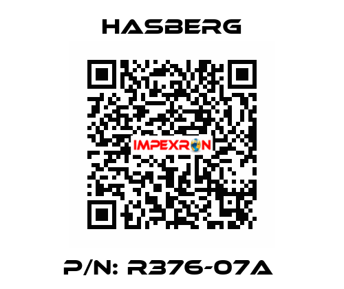 P/N: R376-07A  Hasberg
