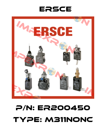 P/N: ER200450 Type: M311NONC Ersce