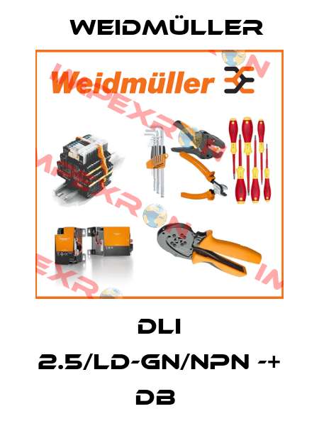 DLI 2.5/LD-GN/NPN -+ DB  Weidmüller