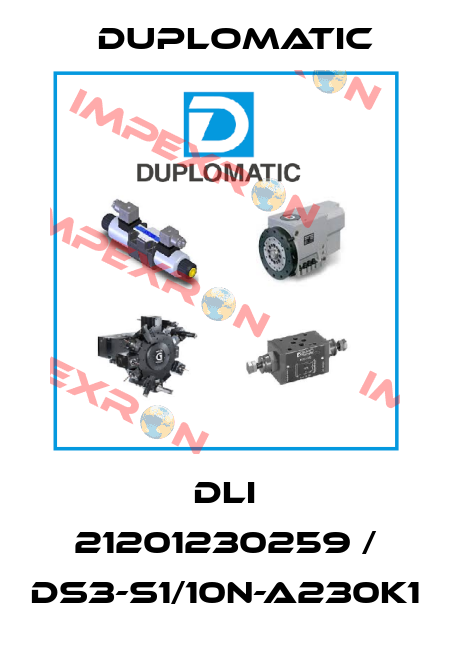 DLI 21201230259 / DS3-S1/10N-A230K1 Duplomatic