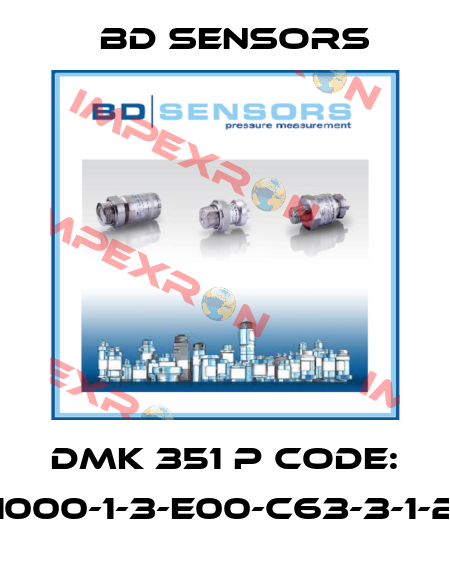 DMK 351 P Code: 295-1000-1-3-E00-C63-3-1-2-000 Bd Sensors
