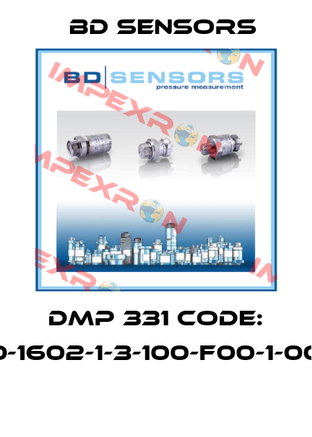 DMP 331 CODE: 110-1602-1-3-100-F00-1-000  Bd Sensors