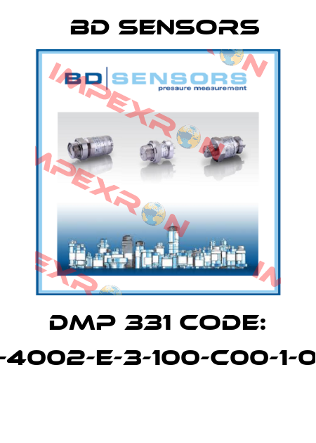 DMP 331 CODE: 110-4002-E-3-100-C00-1-006  Bd Sensors