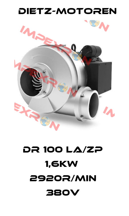 DR 100 LA/ZP  1,6KW   2920R/MIN  380V  Dietz-Motoren