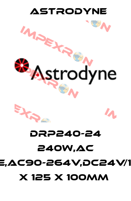 DRP240-24 240W,AC 1PHASE,AC90-264V,DC24V/10A,126 X 125 X 100MM  Astrodyne