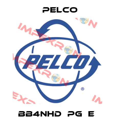 BB4NHD‐PG‐E  Pelco