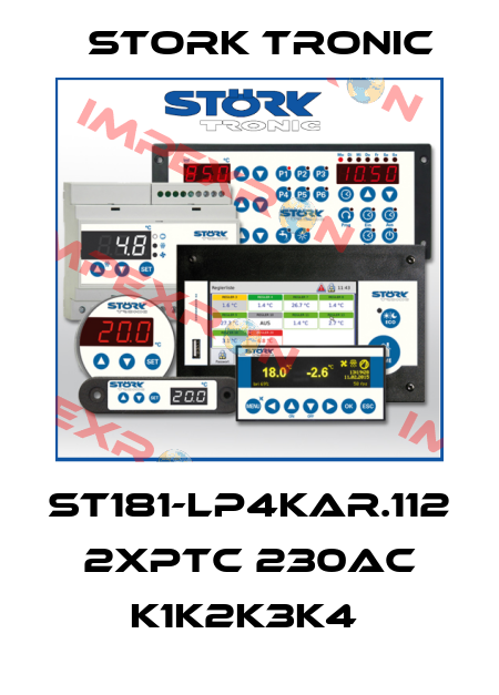 ST181-LP4KAR.112 2xPTC 230AC K1K2K3K4  Stork tronic