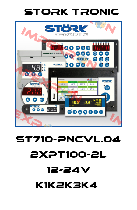 ST710-PNCVL.04 2xPT100-2L 12-24V K1K2K3K4  Stork tronic