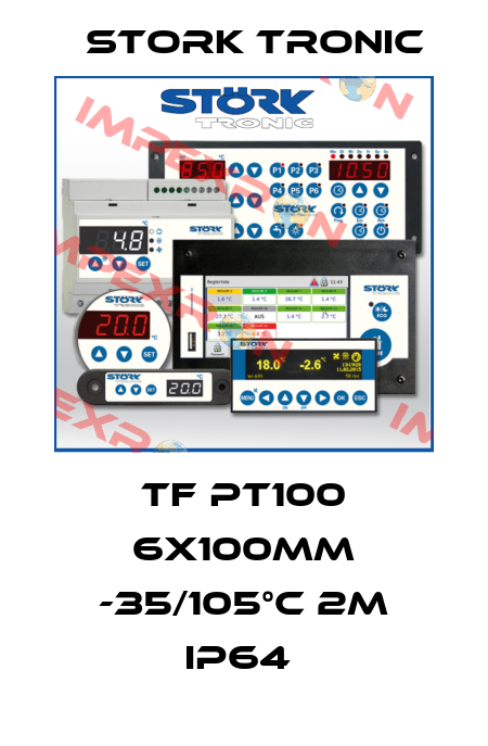 TF PT100 6x100mm -35/105°C 2m IP64  Stork tronic