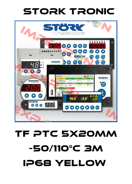 TF PTC 5x20mm -50/110°C 3m IP68 yellow  Stork tronic
