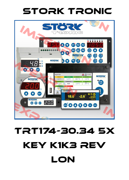 TRT174-30.34 5x key K1K3 rev LON  Stork tronic
