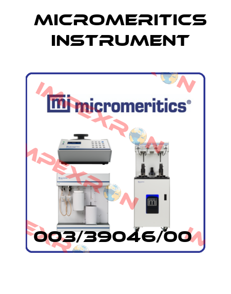 003/39046/00  Micromeritics Instrument