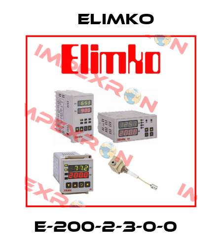 E-200-2-3-0-0   Elimko