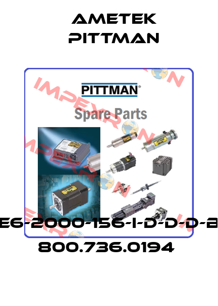 E6-2000-156-I-D-D-D-B 800.736.0194  Ametek Pittman