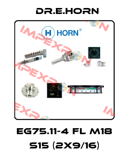 EG75.11-4 fl M18 S15 (2x9/16) Dr.E.Horn