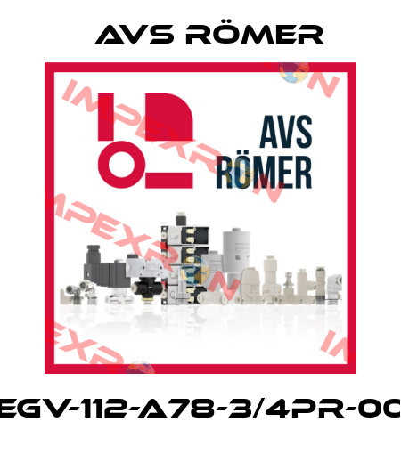 EGV-112-A78-3/4PR-00 Avs Römer