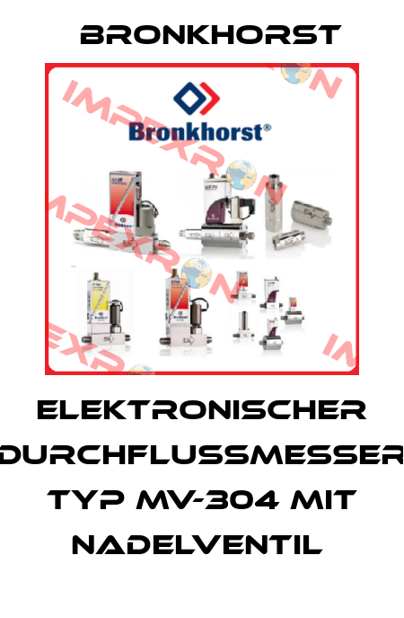 Elektronischer Durchflussmesser Typ MV-304 mit Nadelventil  Bronkhorst