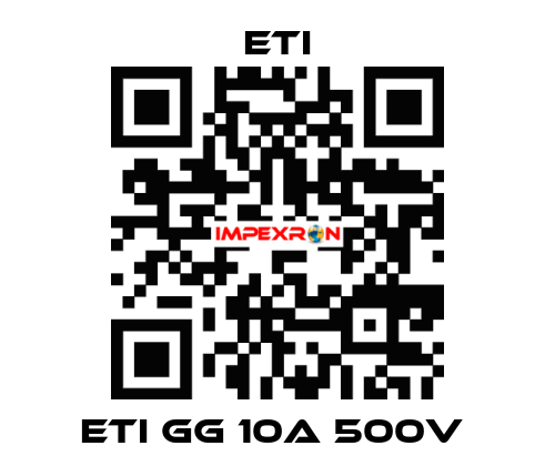 ETI GG 10A 500V  Eti