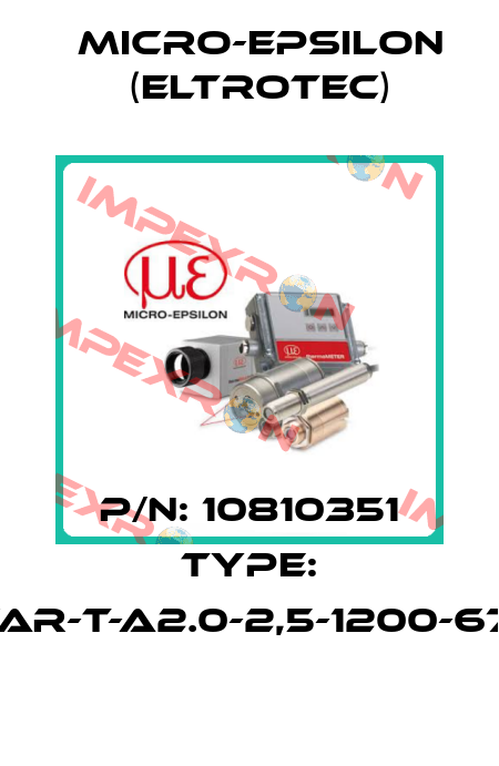 P/N: 10810351 Type: FAR-T-A2.0-2,5-1200-67° Micro-Epsilon (Eltrotec)