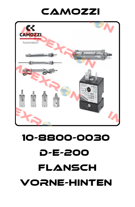 10-8800-0030  D-E-200   FLANSCH VORNE-HINTEN  Camozzi