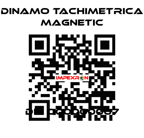 DIN 000000007 Dinamo Tachimetrica Magnetic