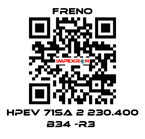 HPEV 71SA 2 230.400 B34 -R3  Freno