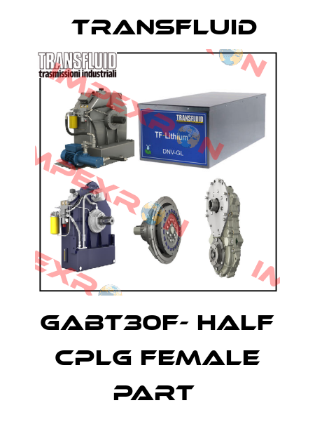 GABT30F- HALF CPLG FEMALE PART  Transfluid