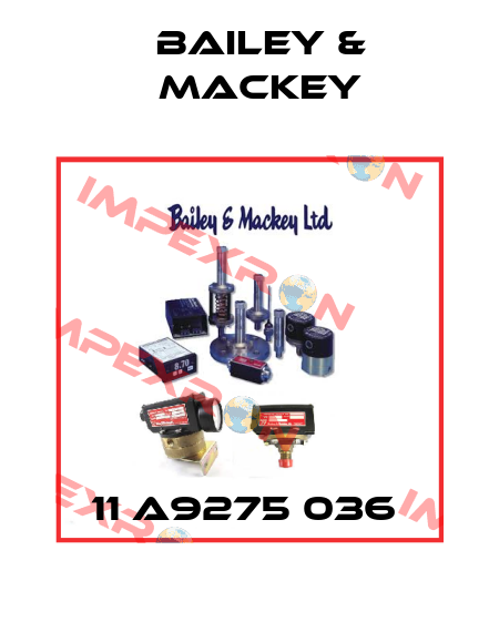 11 A9275 036  Bailey & Mackey