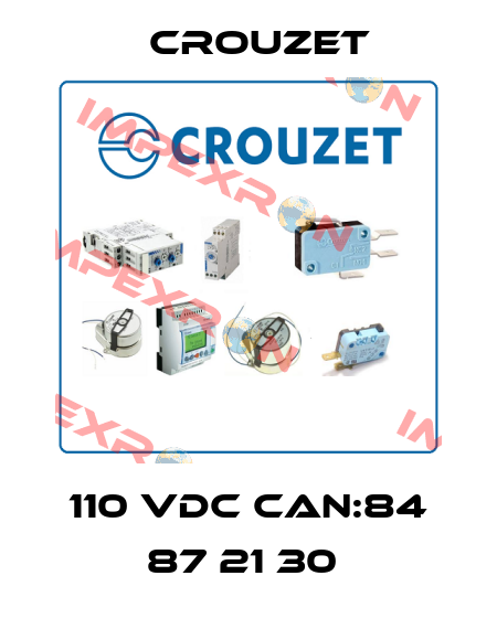 110 VDC CAN:84 87 21 30  Crouzet