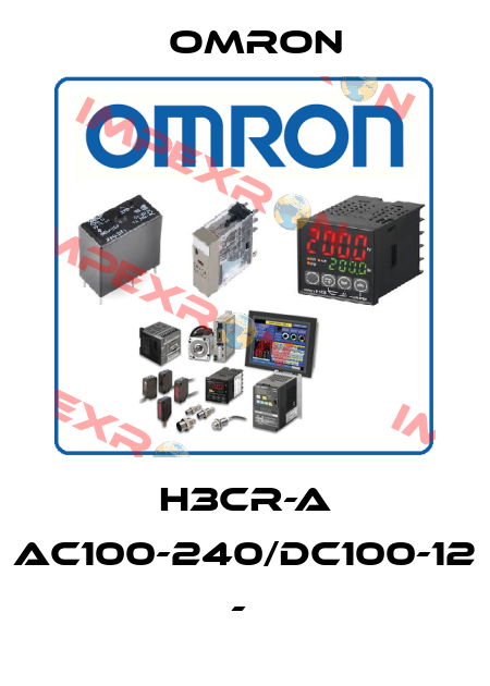 H3CR-A AC100-240/DC100-12 -  Omron