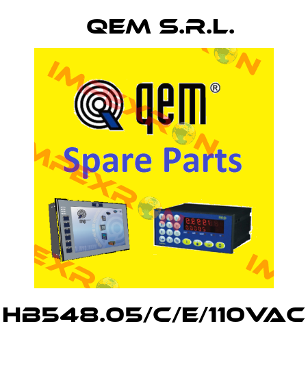 HB548.05/C/E/110VAC  QEM S.r.l.