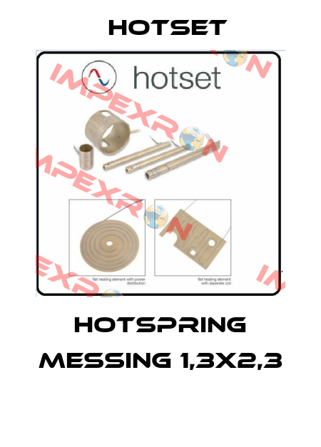 HOTSPRING MESSING 1,3X2,3  Hotset