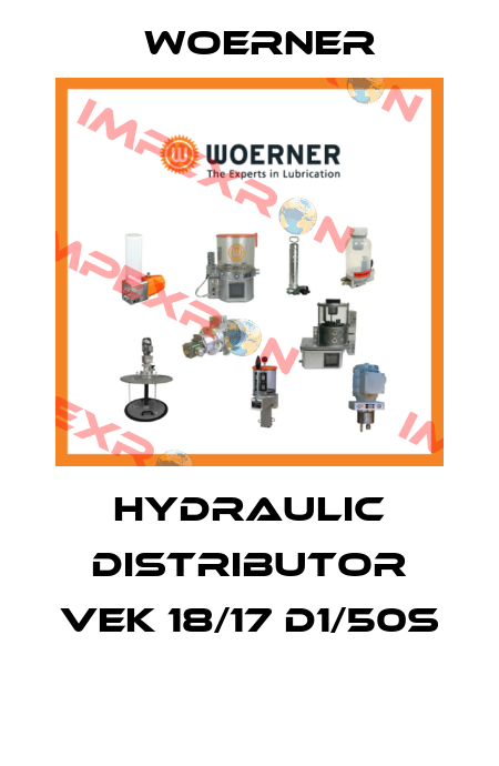 HYDRAULIC DISTRIBUTOR VEK 18/17 D1/50S  Woerner