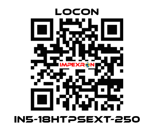 IN5-18HTPSext-250 Locon