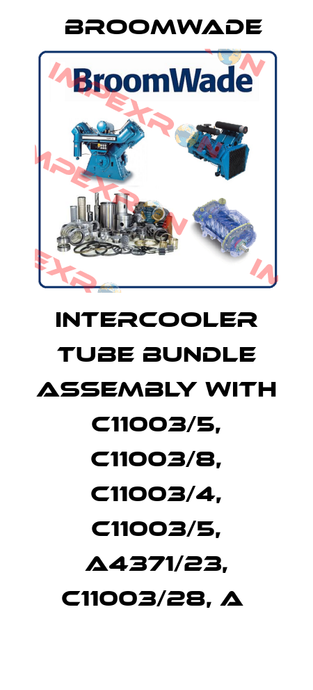 INTERCOOLER TUBE BUNDLE ASSEMBLY WITH C11003/5, C11003/8, C11003/4, C11003/5, A4371/23, C11003/28, A  Broomwade