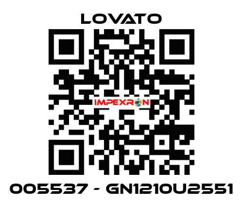 005537 - GN1210U2551 Lovato