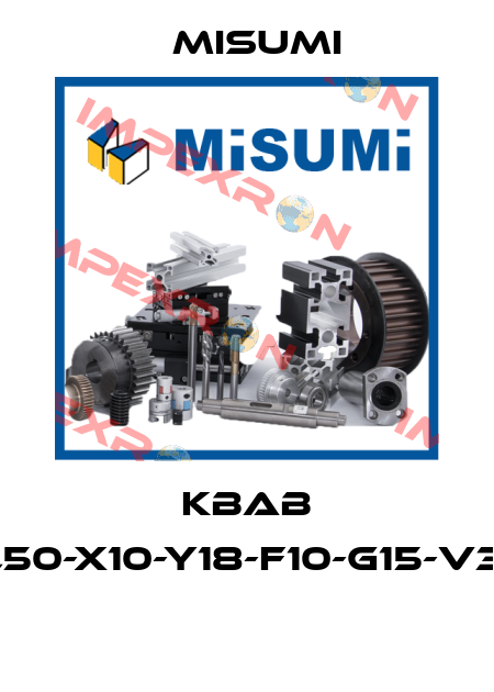 KBAB F3.2-A25-B25-L50-X10-Y18-F10-G15-V30-S30-M4-NA4  Misumi