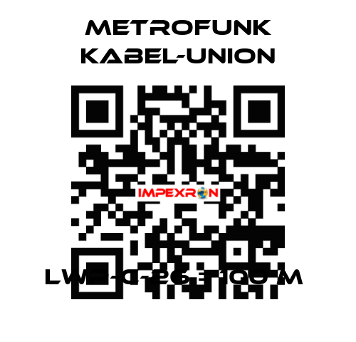 LWP-C-26 = 100 m  METROFUNK KABEL-UNION