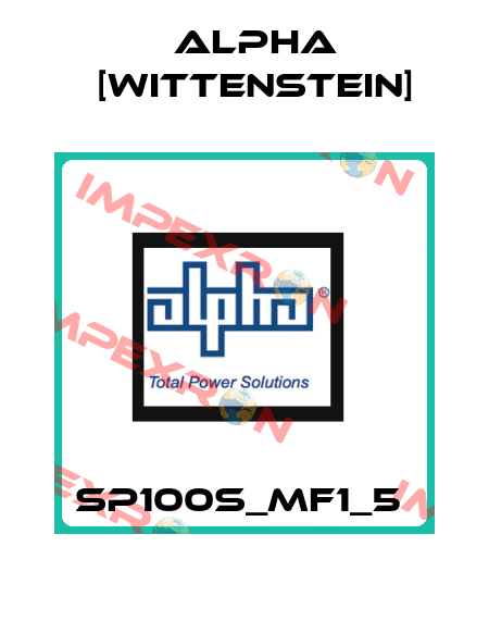 SP100S_MF1_5  Alpha [Wittenstein]
