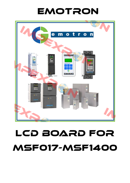 LCD BOARD FOR MSF017-MSF1400  Emotron