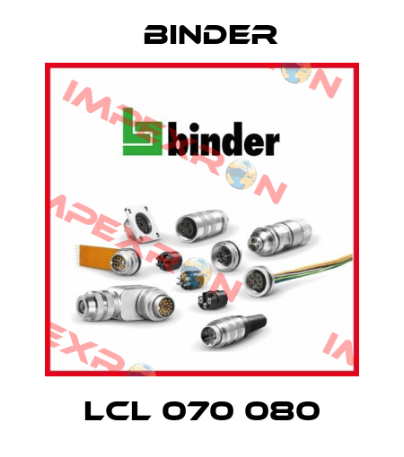 LCL 070 080 Binder