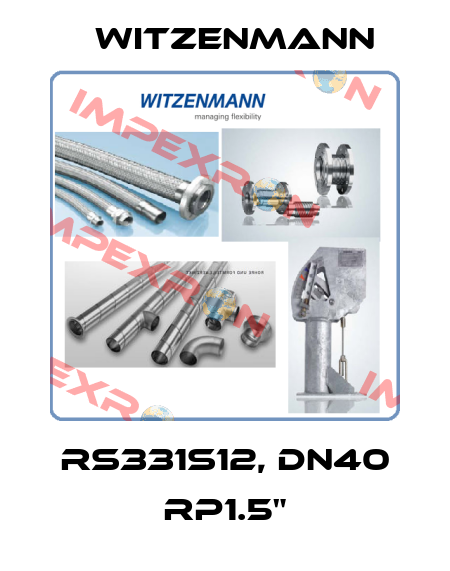 RS331S12, DN40 Rp1.5" Witzenmann