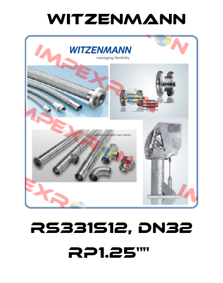 RS331S12, DN32 Rp1.25""  Witzenmann
