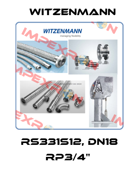 RS331S12, DN18 Rp3/4"  Witzenmann