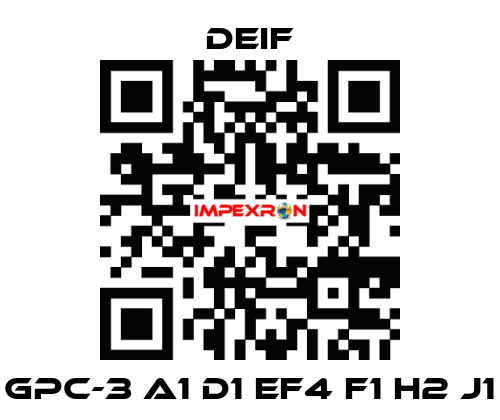 GPC-3 A1 D1 EF4 F1 H2 J1 Deif
