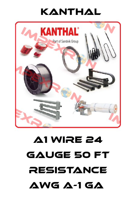 A1 wire 24 Gauge 50 Ft Resistance AWG A-1 ga  Kanthal