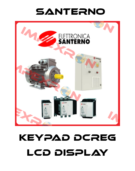 Keypad DCREG LCD display Santerno