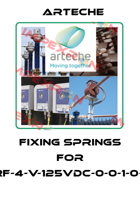 Fixing springs for RF-4-V-125VDC-0-0-1-0-1  Arteche