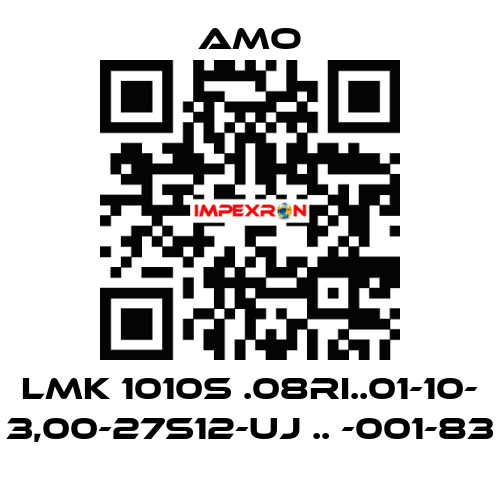 LMK 1010S .08RI..01-10- 3,00-27S12-UJ .. -001-83 Amo