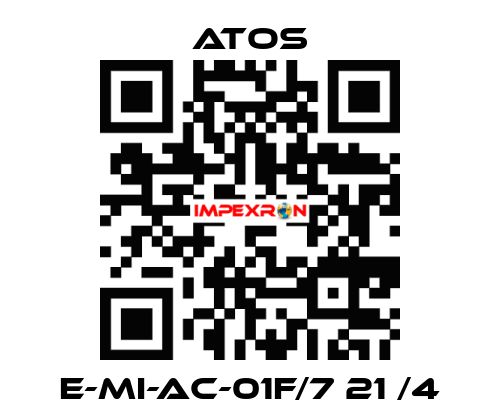 E-MI-AC-01F/7 21 /4 Atos